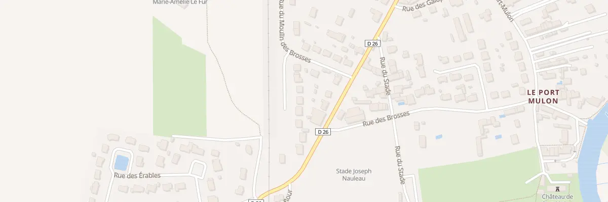 Plan du 3 Rue du moulin des brosses à Nort-sur-Erdre