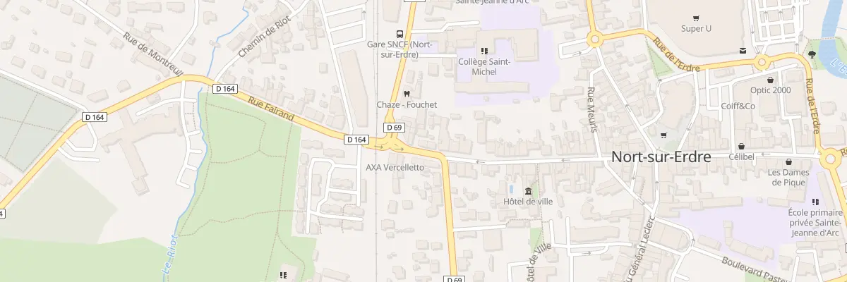Plan du 49 Rue aristide briand à Nort-sur-Erdre