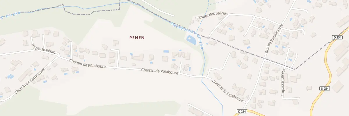Plan du 37 Imp des Salines à Bassussarry