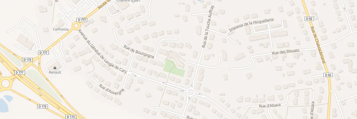 Plan du 22 Rue de la Touche Auffray à Janzé