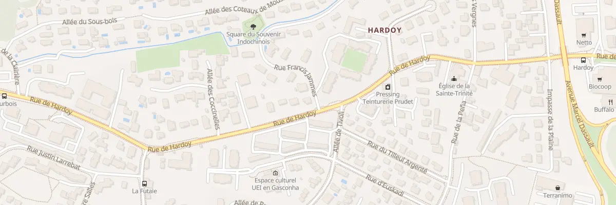Plan du 53 Rue de Hardoy à Anglet