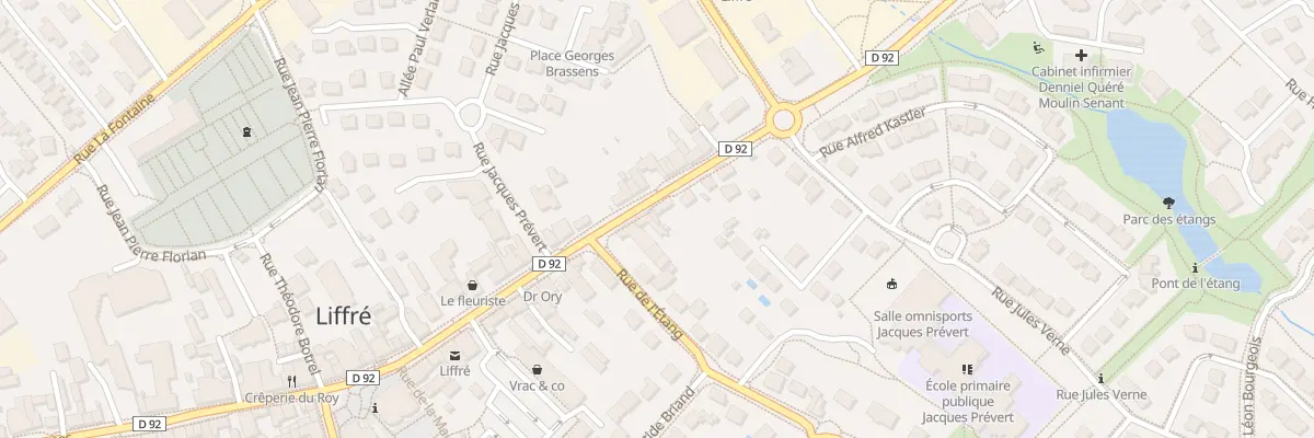Plan du 35 Rue de fougeres à Liffré