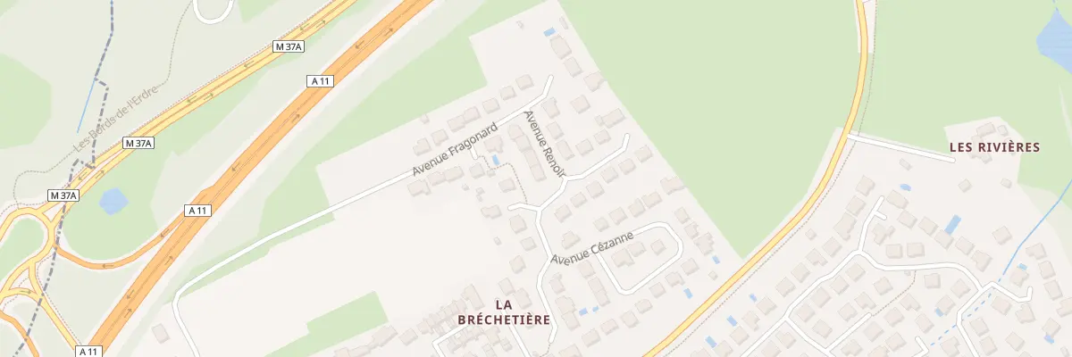 Plan du 8 Av Renoir à Carquefou