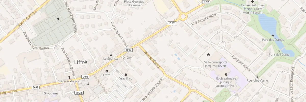 Plan du 5 Rue de l etang à Liffré