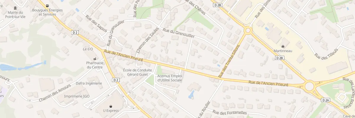 Plan du 21 Rue de l’ancien prieuré au Poiré-sur-Vie