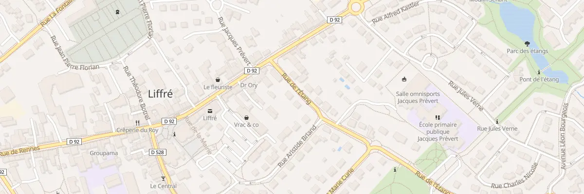 Plan du 12 Rue de l’Étang à Liffré