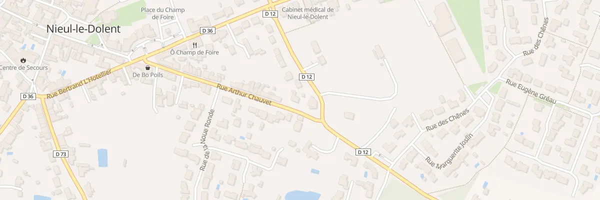Plan du 35 Rue Arthur Chauvet à Nieul-le-Dolent