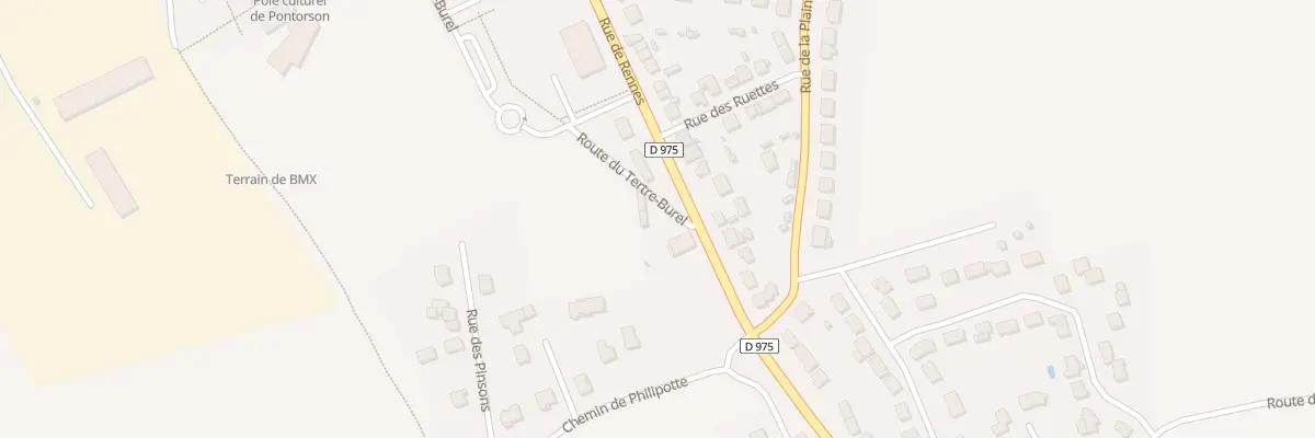 Plan du 36 Rue de Rennes - Pontorson à Pontorson