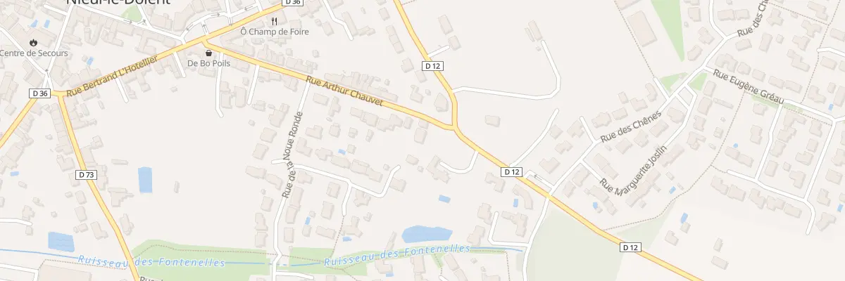 Plan du 38 Rue Arthur Chauvet à Nieul-le-Dolent