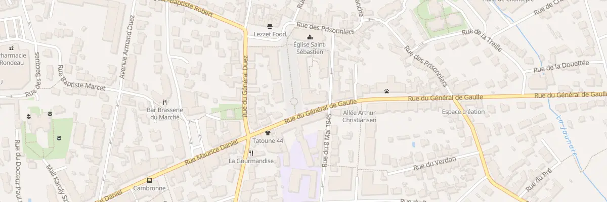 Plan du 5 Rue du Général De Gaulle à Saint-Sébastien-sur-Loire