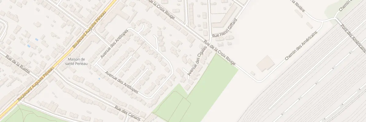 Plan du 4 Av des Cigales à Nantes