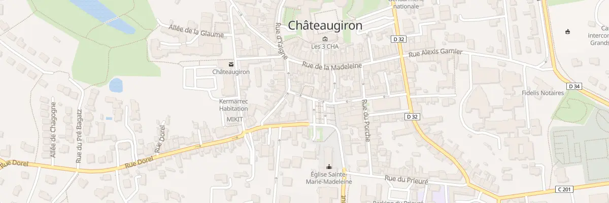 Plan du 8 Pl des Gâtes à Châteaugiron