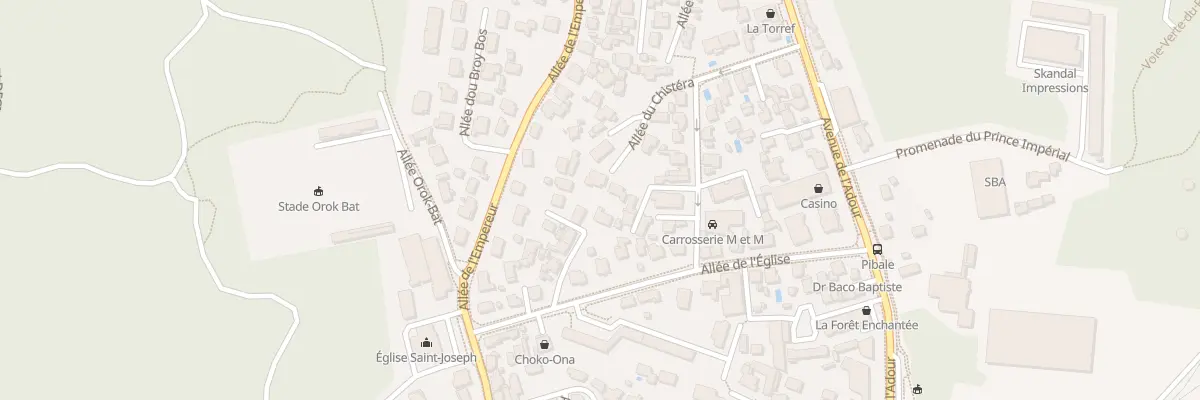 Plan du 8 All des Aubépines à Anglet
