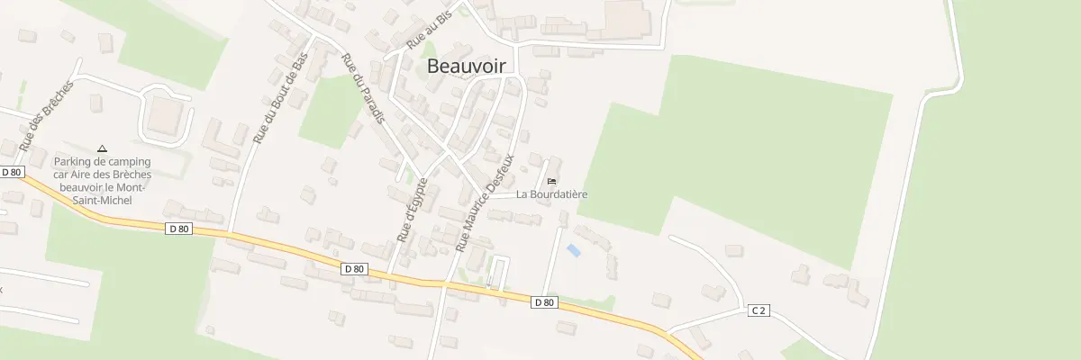 Plan du 8 Rue Maurice Desfeux à Beauvoir