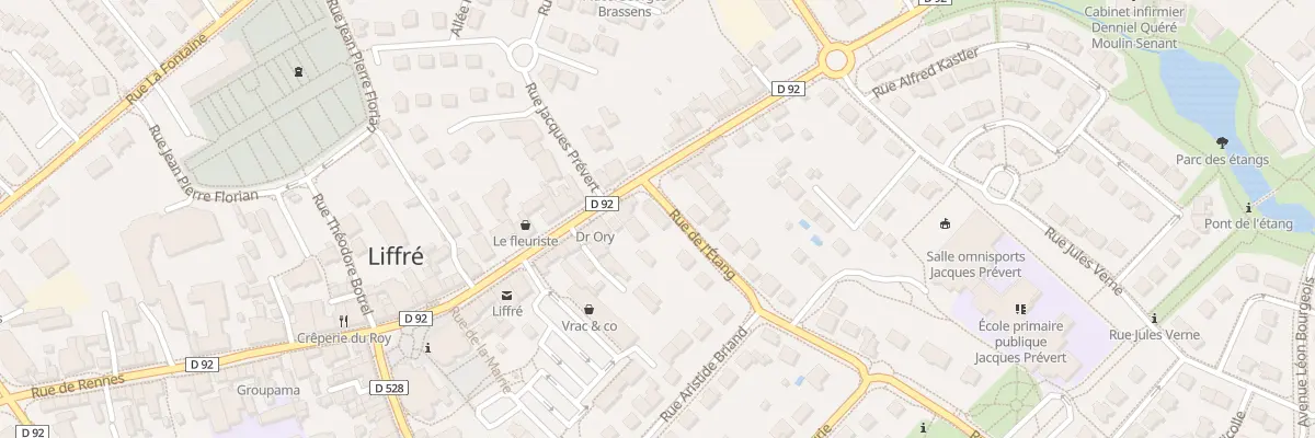 Plan du 2 Rue de l’Étang à Liffré
