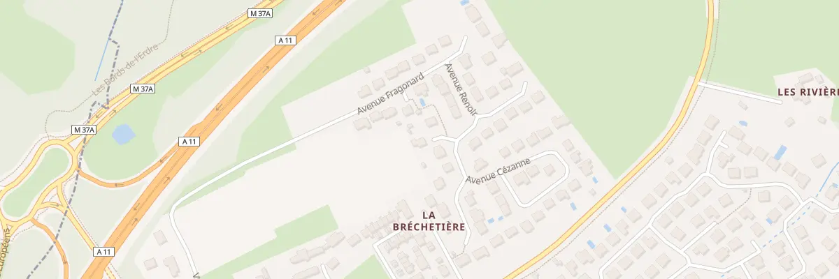 Plan du 4 Av Utrillo à Carquefou