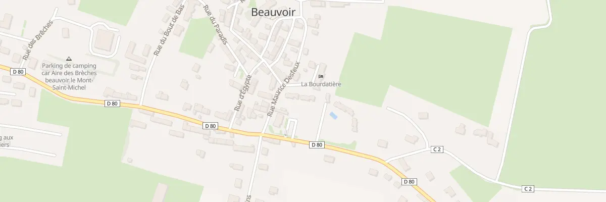 Plan du 5 Rue de Grandelle à Beauvoir