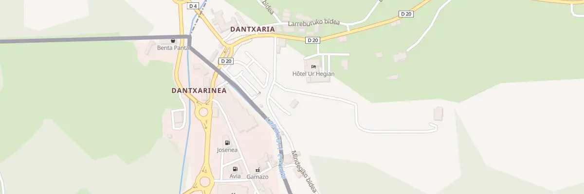 Plan du 105 Etxekarratuko bidea à Ainhoa