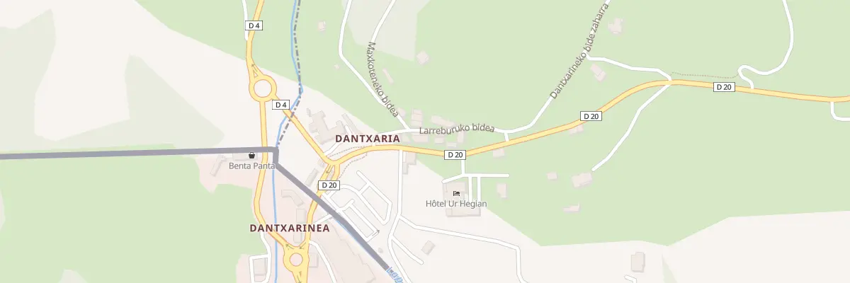 Plan du 2176 Dantxarineko bidea à Ainhoa