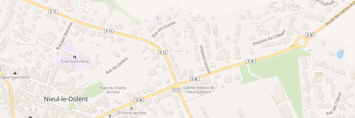 Plan du 8 Rue Jean Yole à Nieul-le-Dolent