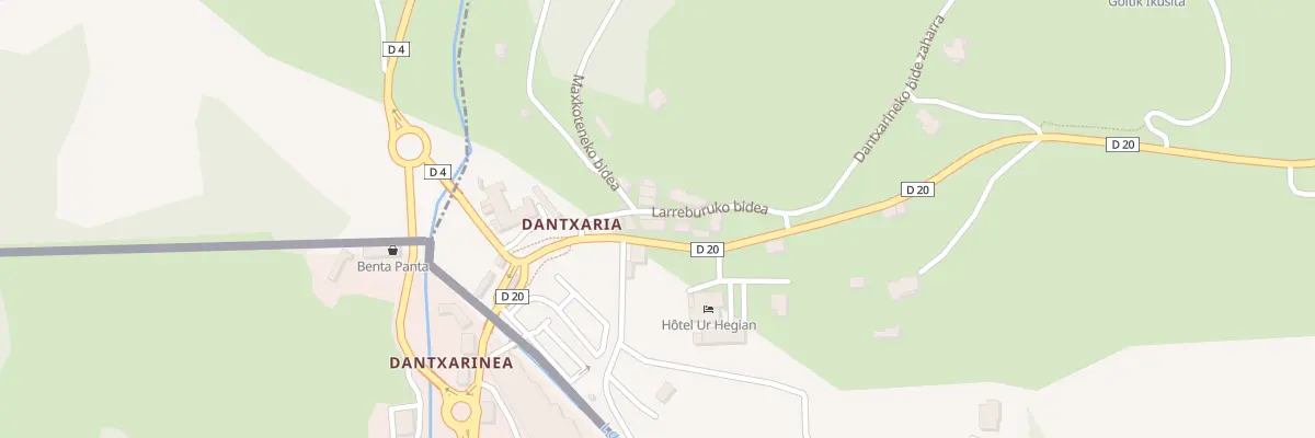 Plan du 107 Larreburuko bidea à Ainhoa