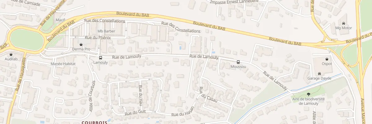 Plan du 38 Rue de Lamouly à Anglet