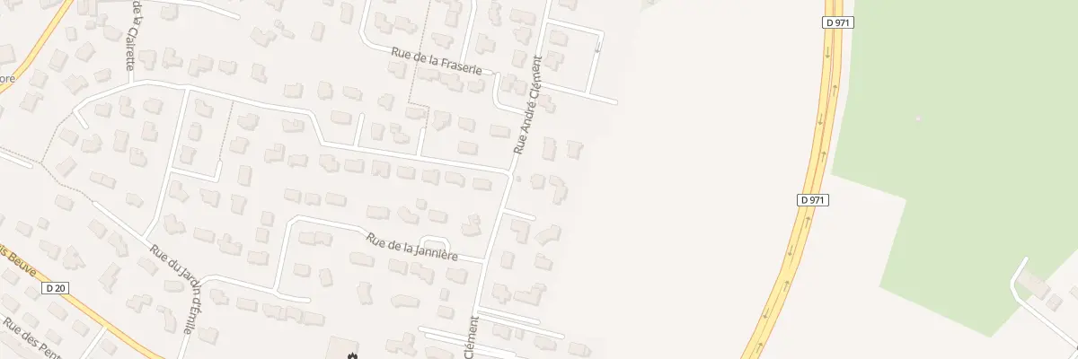 Plan du 206 Rue André Clément à Bréhal