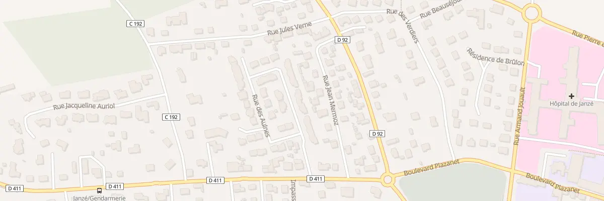 Plan du 27 Rue des Aulnes à Janzé