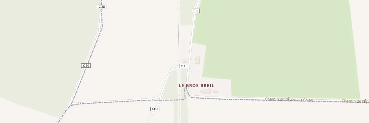 Plan du 2 Le Gros Breil à Joué-sur-Erdre