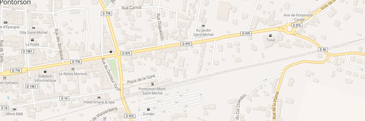 Plan du 30 Rue de la Liberation Pontorson à Pontorson