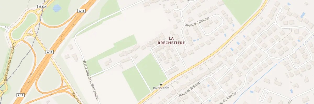 Plan du 26 All de la Bréchetière à Carquefou
