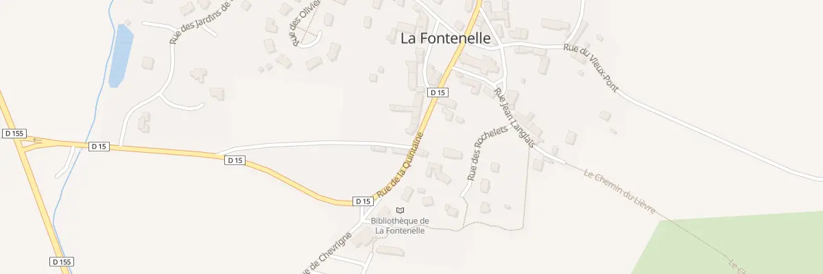 Plan du 8 Rue de la Quintaine à Val-Couesnon