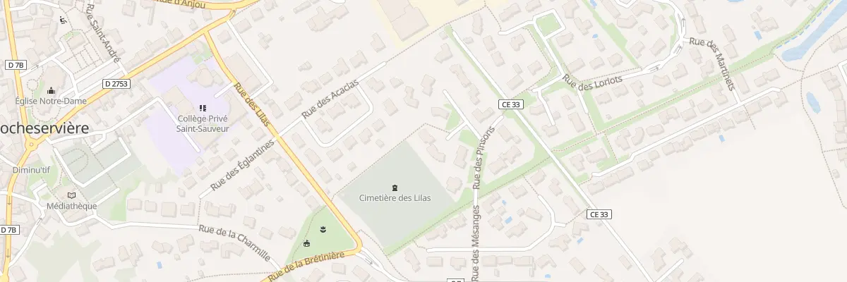 Plan du 9 Rue des pinsons à Rocheservière