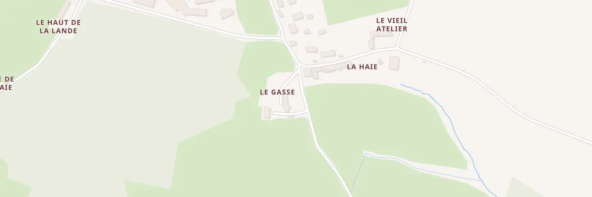 Plan du 2 Le Gassé à Sougeal