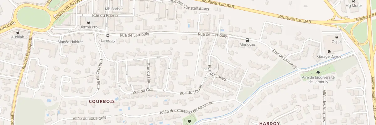 Plan du 40 Rue de Lamouly à Anglet