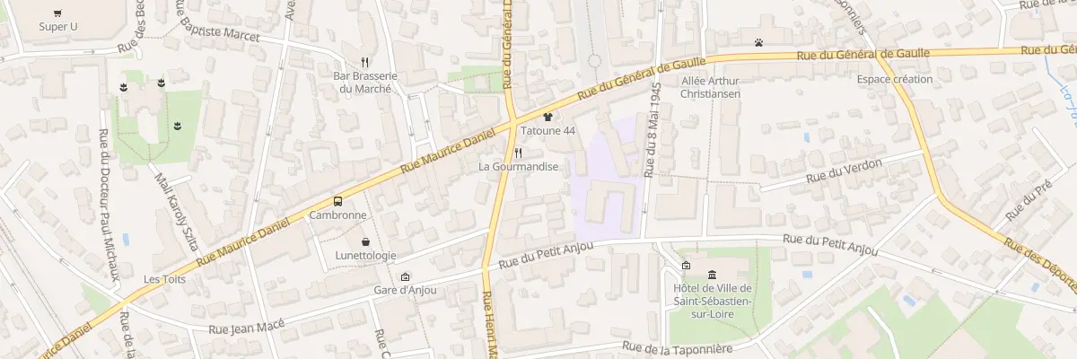 Plan du 9 Rue Henri Mainguet à Saint-Sébastien-sur-Loire