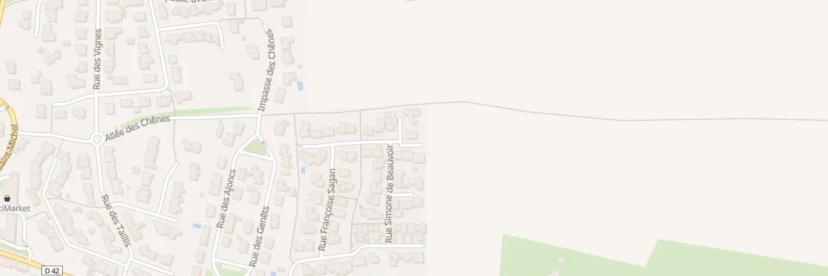 Plan du 21 Rue George Sand à Venansault