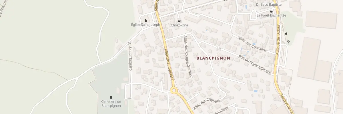 Plan du 52B All de l’ Empereur à Anglet