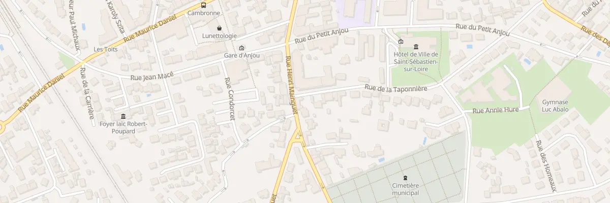 Plan du 21 Rue Henri Mainguet à Saint-Sébastien-sur-Loire