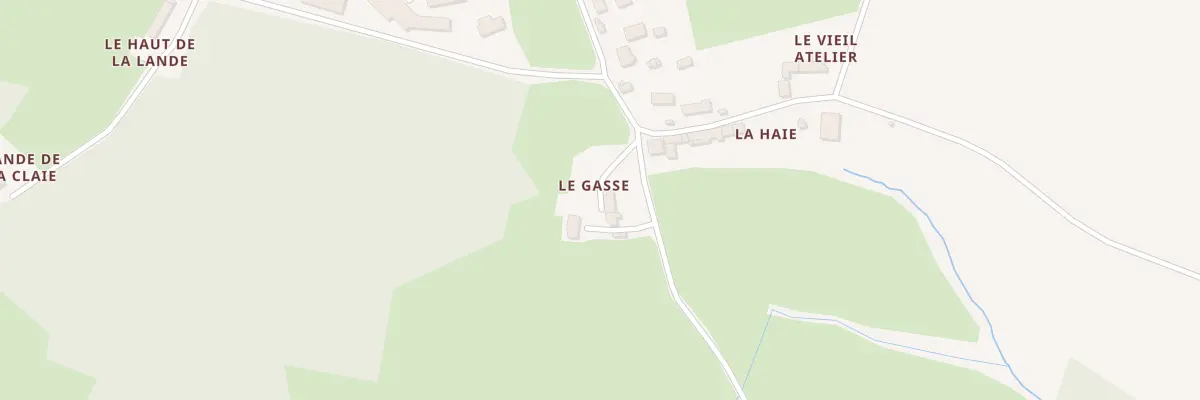 Plan du 4 Le Gassé à Sougeal