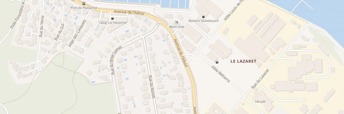 Plan du 223 Av de l’ Adour à Anglet