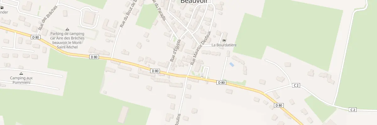 Plan du 1 Rue Maurice Desfeux à Beauvoir
