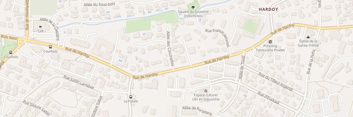Plan du 39 Rue de Hardoy à Anglet