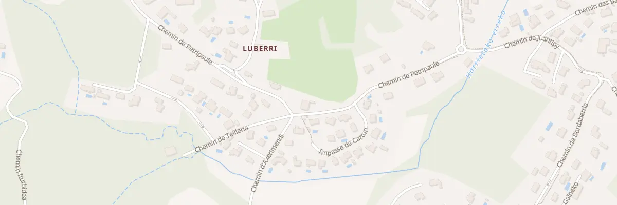 Plan du 591 Che de Petripaule à Bassussarry