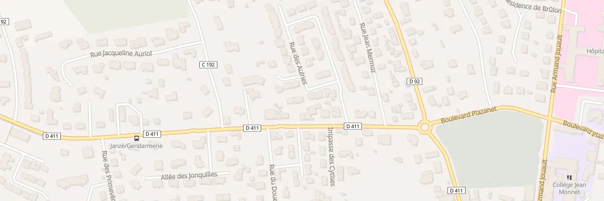 Plan du 18A Rue de Rennes à Janzé