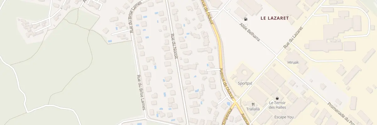 Plan du 19 Rue du Noroit à Anglet