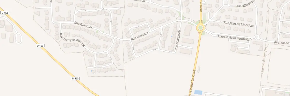 Plan du 8 Rue Annaïg Renault à Châteaugiron
