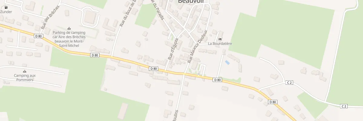 Plan du 1B Rue Maurice Desfeux à Beauvoir