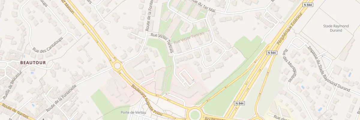 Plan du 6 Rue Victor Tertrais à Vertou