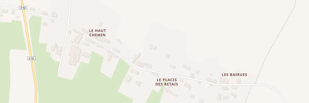 Plan du 5458 Le Haut Chemin à Ercé-près-Liffré